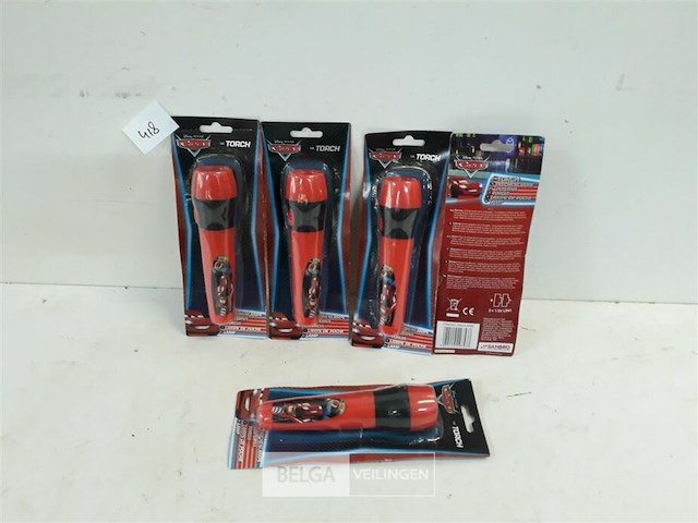 5 x zaklamp cars led 13 cm - afbeelding 2 van  3