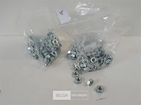 5 x zeskantmoeren verzinkt m 10 50 stuks - afbeelding 1 van  3