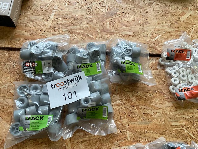 5 zakken met grijze deurstoppen - afbeelding 1 van  4