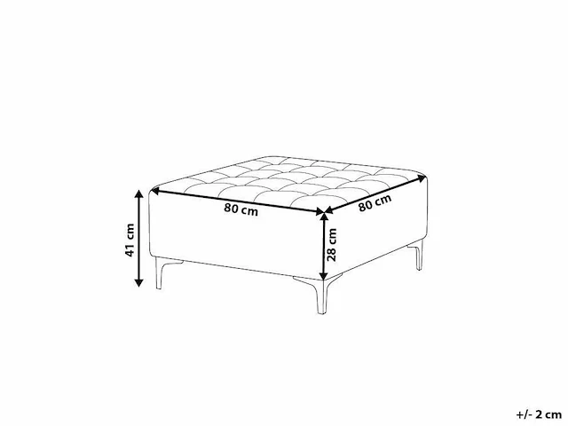 5-zits zwarte pu lederen bank en fauteuil set + poef - afbeelding 5 van  11