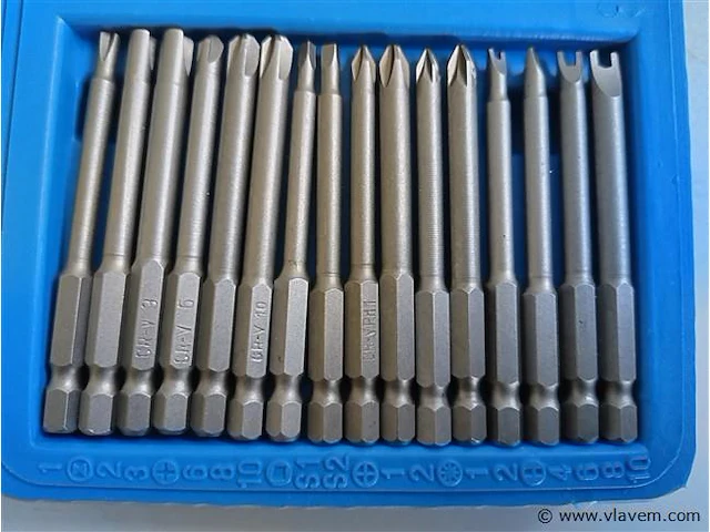 50 delige extra lange bitset stahlkaiser - afbeelding 4 van  7