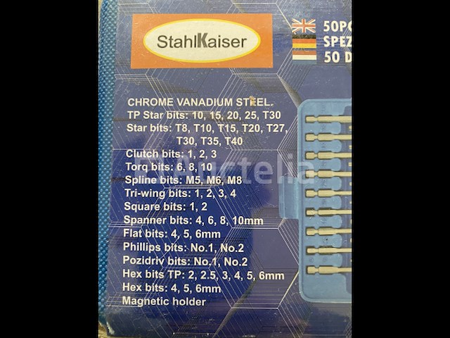 50 delige lange bit set - afbeelding 2 van  4