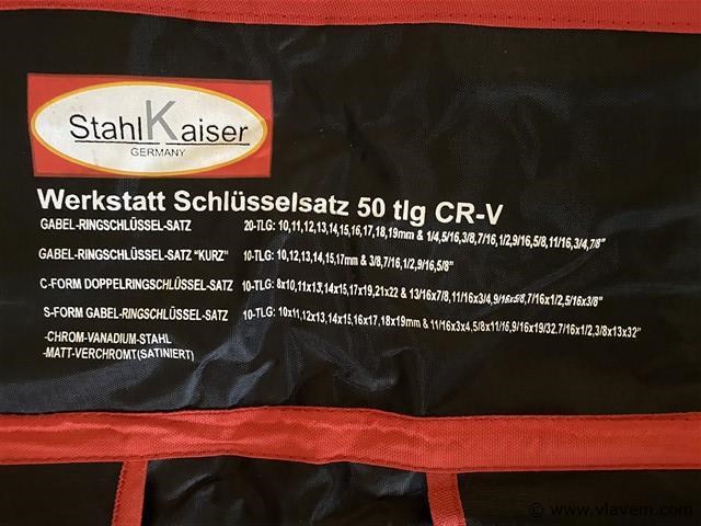 50 delige sleutelset europese en engelse maten - afbeelding 7 van  7