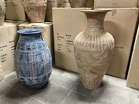 50 diverse terracotta bloempotten - afbeelding 2 van  4