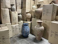 50 diverse terracotta bloempotten