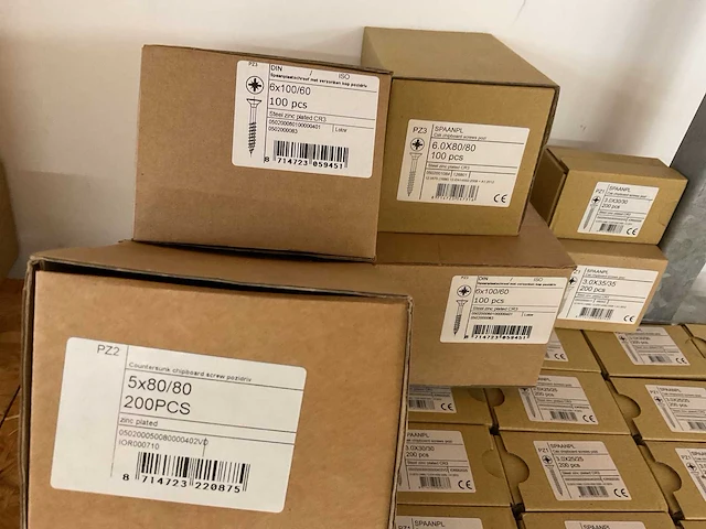 50 dozen spaanplaatschroeven - afbeelding 3 van  7