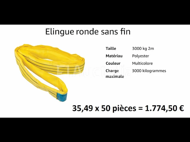 50 eindloze rondstroppen 2 m 3000 kg - afbeelding 1 van  1