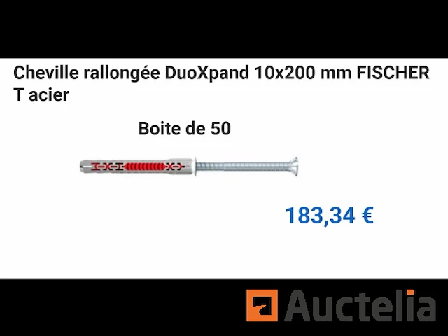 50 fischer duoxpand torx-head hamerharingen 10 x 200 mm - afbeelding 1 van  6