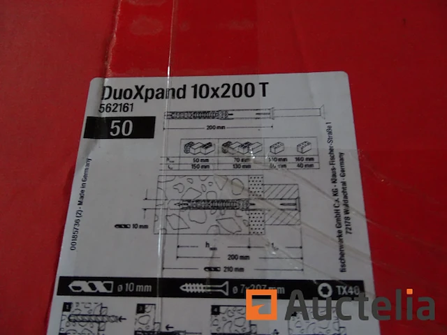 50 fischer duoxpand torx-head hamerharingen 10 x 200 mm - afbeelding 4 van  6