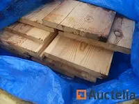 50 geschaafde houten planken