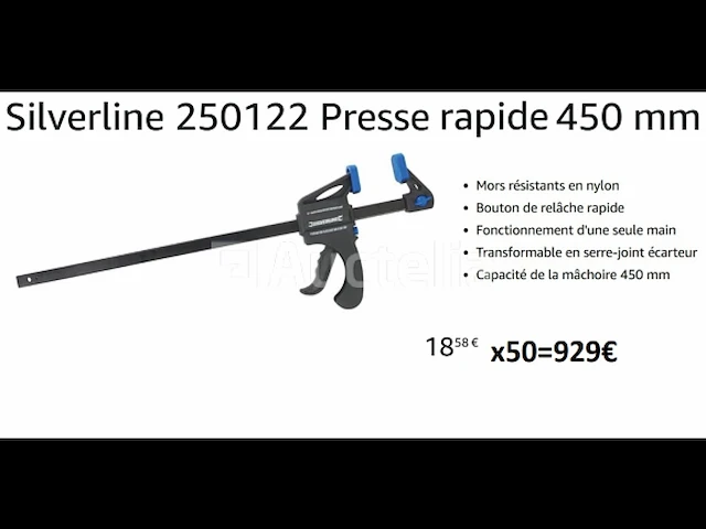 50 hogesnelheidspersen 450 mm - afbeelding 1 van  1