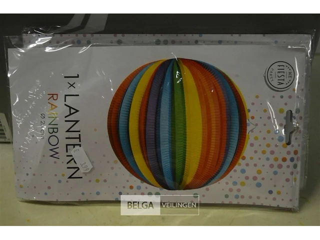 ±50 regenboog lantaarn - afbeelding 1 van  2