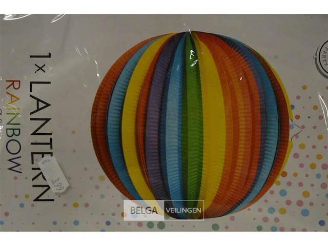 ±50 regenboog lantaarn - afbeelding 2 van  2