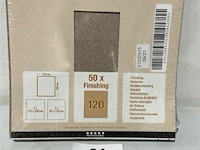 50 vellen schuurpapier k120 - afbeelding 1 van  3