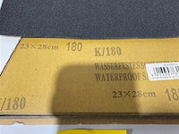 50 vellen schuurpapier k180 waterproof - afbeelding 1 van  3