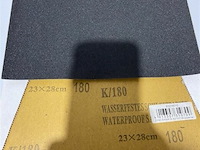 50 vellen schuurpapier k180 waterproof - afbeelding 3 van  3