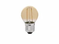 50 x 2w e27 g45 amber glas filament led bulb 2000k - afbeelding 3 van  3