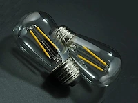 50 x 2w e27 st45 filament led bulb 2700k - afbeelding 6 van  9