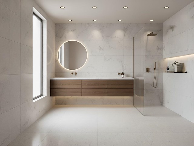 50 x 4.9w cct 3 kleur inbouwspot watredicht zwart - afbeelding 1 van  5