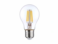 50 x 8w e27 a60 filament led bulb 2700k - afbeelding 1 van  3