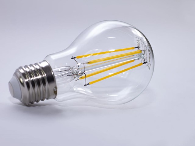 50 x 8w e27 a60 filament led bulb 2700k - afbeelding 2 van  3