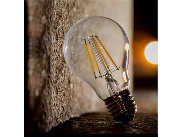 50 x filament lamp a60 – 6w – e27 – dimbaar – 2700k – 500 lm – ip20 – binnen - afbeelding 1 van  3