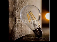 50 x filamentlamp a60 - 6w - led - e27 - dimbaar - 2700k (warm wit) - afbeelding 1 van  3