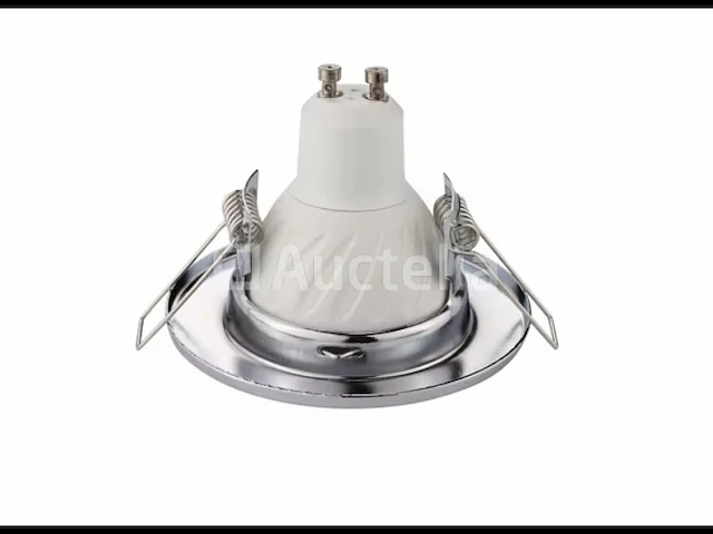 50 x gu10 armatuur met lamphouder (zilver) - afbeelding 4 van  6