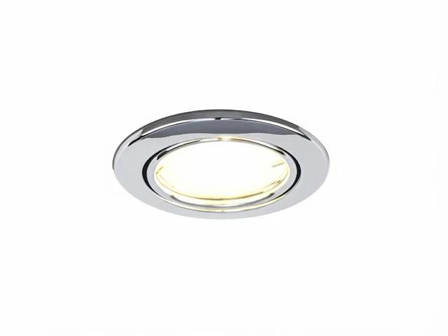 50 x gu10 inbouw armatuur chroom met lamphouder - afbeelding 1 van  9