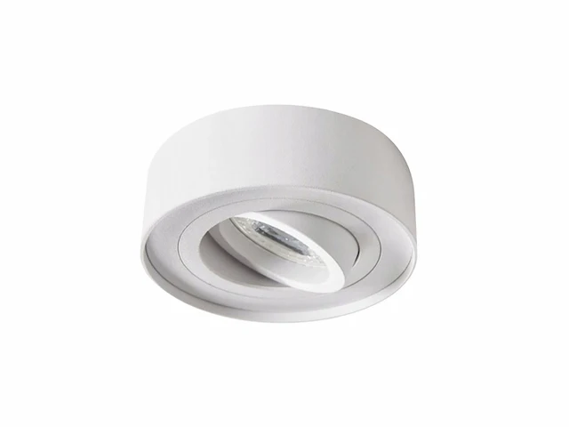 50 x gu10 inbouw armatuur wit kantelbaar met lamphouder - afbeelding 2 van  5