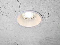 50 x gu10 inbouw armatuur wit met lamphouder - afbeelding 1 van  8