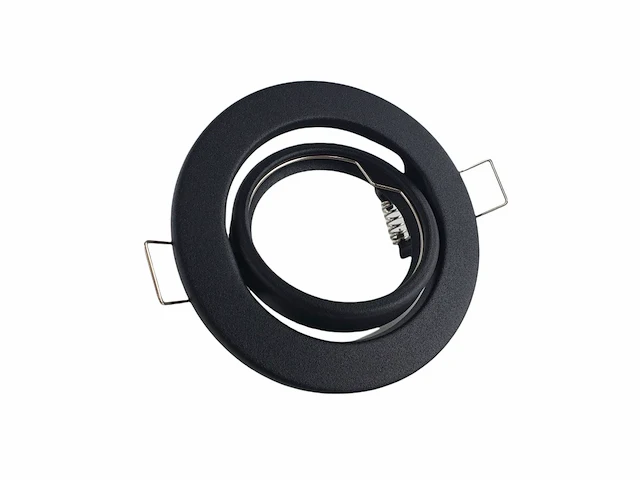 50 x gu10 inbouw armatuur zand zwart met lamphouder - afbeelding 2 van  8