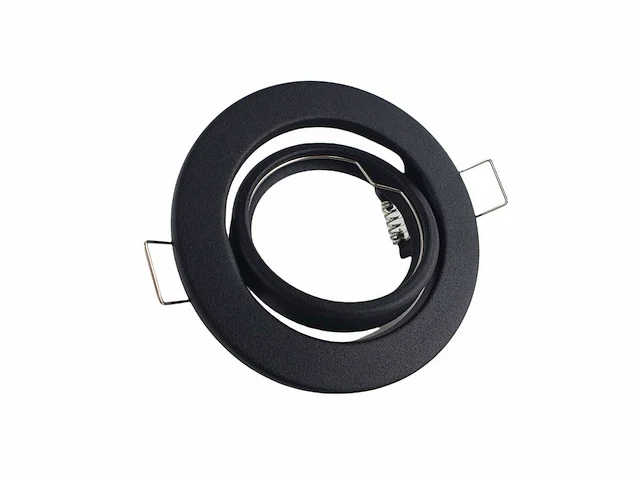 50 x gu10 inbouw armatuur zand zwart met lamphouder - afbeelding 2 van  8