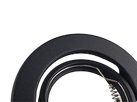 50 x gu10 inbouw armatuur zand zwart met lamphouder - afbeelding 5 van  8