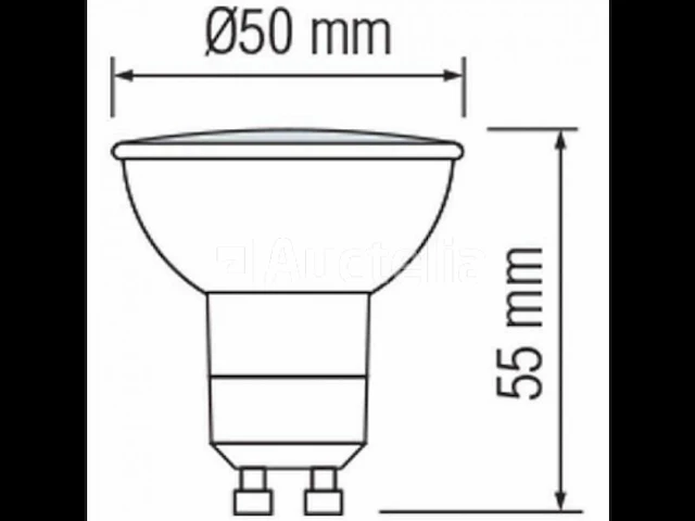 50 x gu10 led spot 4000k netraal wit - 6w - afbeelding 1 van  4