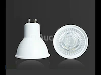 50 x gu10 led spot 4000k netraal wit - 6w - afbeelding 3 van  4