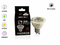 50 x gu10 led spot 6500k - 6w - dimbaar - afbeelding 2 van  5