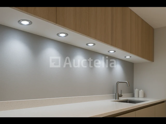 50 x inbouw led inbouwspot – 7w – verstelbaar – zilver – 6500k koel wit – ø70mm – ip20 - afbeelding 1 van  4