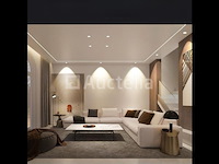 50 x inbouw led spot – 7w – 3000k blanc warm – wit/zilver – cob – ø75mm – ip20 - afbeelding 4 van  4