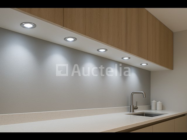 50 x inbouw led spot – 7w – draaibaar – zilver – 6500k koud wit – ø70mm – ip20 - afbeelding 1 van  4