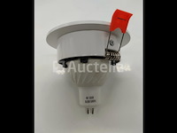 50 x inbouwlamp gu10 – draaibaar – rond – zwart/wit – ip20 - afbeelding 4 van  4