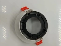 50 x inbouwlamp gu10 – draaibaar – rond – zwart/wit – ip20 - afbeelding 3 van  4
