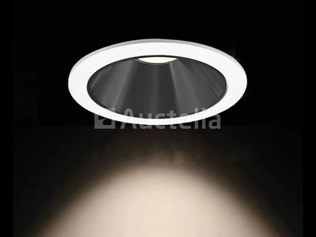 50 x inbouwlamp gu10 – rond – zwart/wit – ip20 - afbeelding 1 van  4