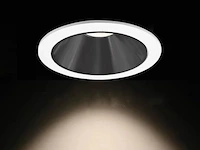 50 x inbouwlamp gu10 – rond – zwart/wit – ip20 - afbeelding 1 van  4