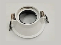 50 x inbouwlamp gu10 – rond – zwart/wit – ip20 - afbeelding 3 van  4