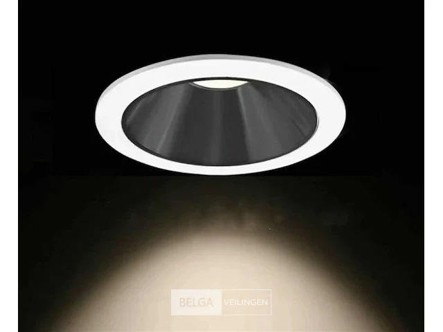 50 x inbouwlamp gu10 – rond – zwart/wit – ip20 - afbeelding 1 van  5