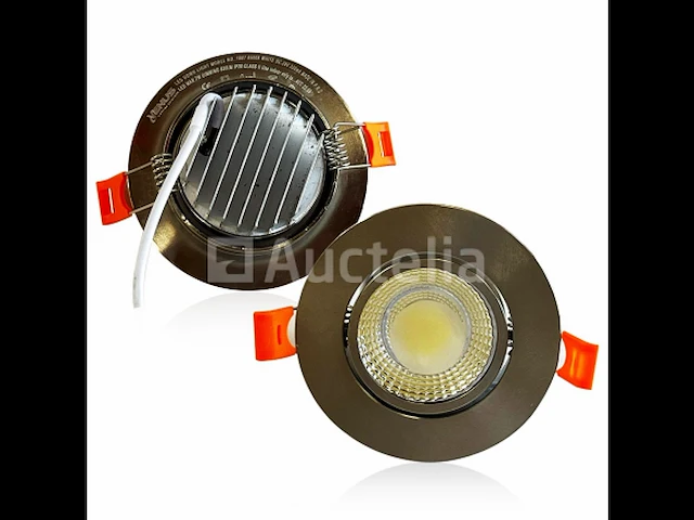 50 x inbouwspot 7w led zilver dimbaar 6500k daglicht - afbeelding 6 van  6