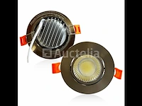 50 x inbouwspot 7w led zilver dimbaar 6500k daglicht - afbeelding 6 van  6