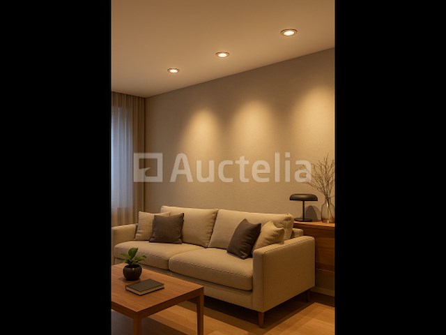 50 x led inbouwspot – 7w – draaibaar – zilver – 3000k warm wit – ø70mm – ip20 - afbeelding 2 van  4