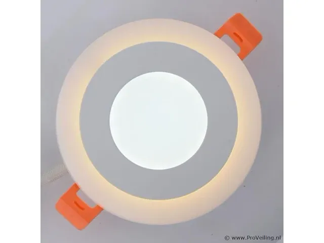 50 x led paneel - tweekleurig : warm + wit 3w + 3w - afbeelding 1 van  5